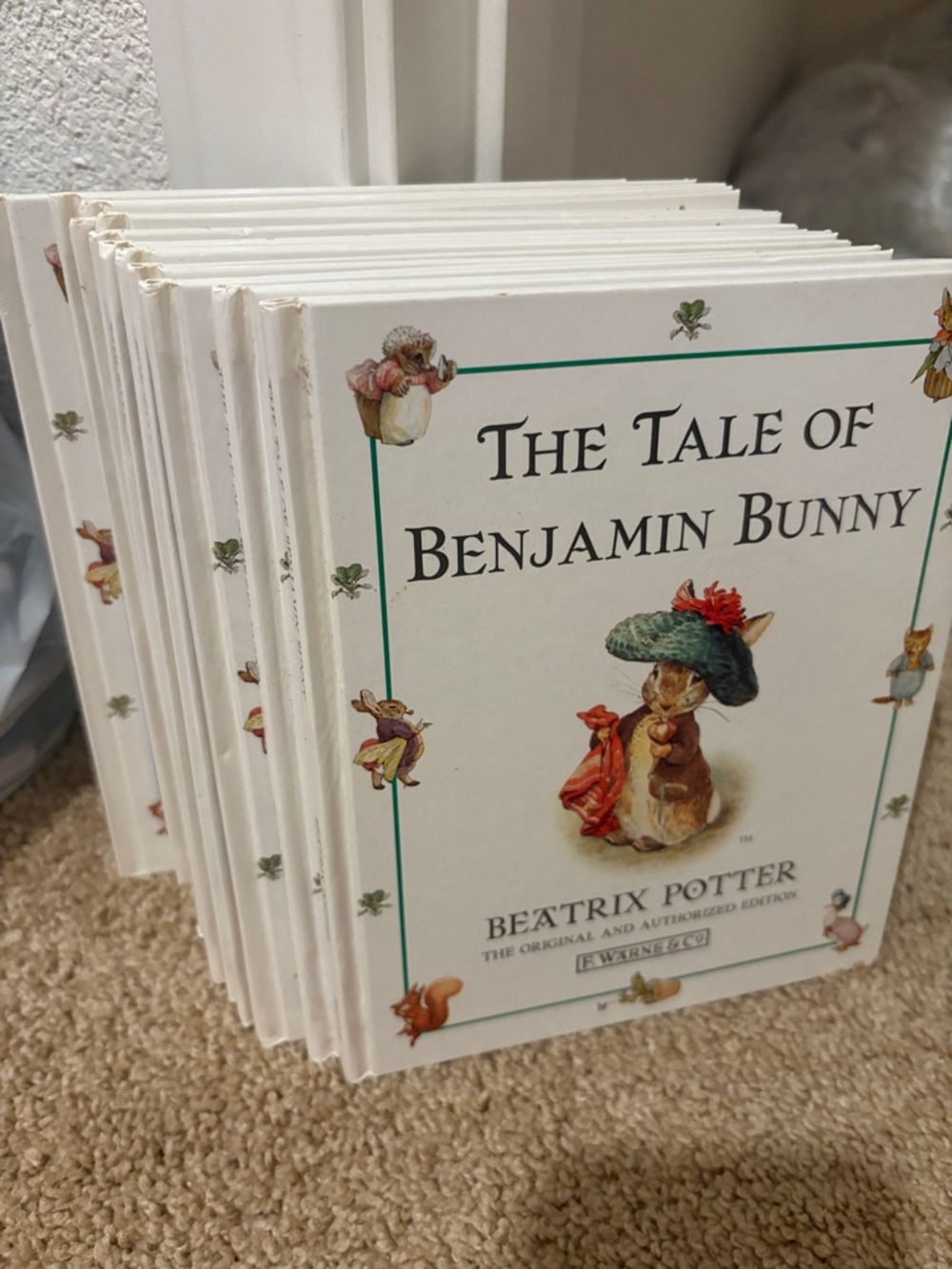 The Tale of Benjamin Bunny Beatrix Potter Hardcover Book